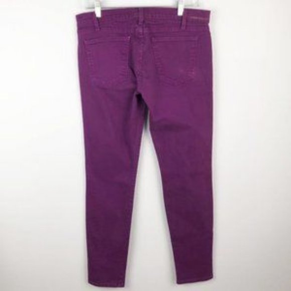 Current/Elliot The Ankle Skinny Purple Jeans Size 29 - Picture 2 of 5